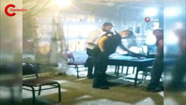 Koronavirüse aldırış etmeden portatif çadır kurup kumar oynadılar