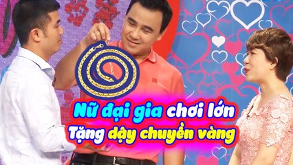 Nữ Đại Gia Chơi Lớn Tặng Chàng Dây Chuyền Vàng Khiến Quyền Linh Cũng Phải Trầm Trồ | BMHH Tập 348