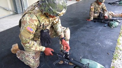 U.S. Army Paratroopers • M4 Carbine Marksmanship Training • Pordenone Italy - Sept - 16 2020