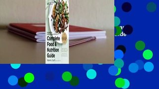 About For Books  Academy of Nutrition and Dietetics Complete Food & Nutrition Guide  For Kindle