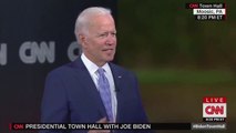 Joe Biden falsely claims he didn't say he would lock down the country