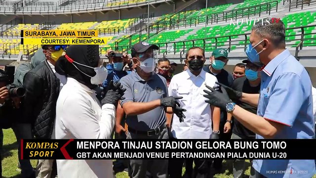 Menpora Tinjau Kesiapan Stadion Gelora Bung Tomo untuk Piala Dunia U-20