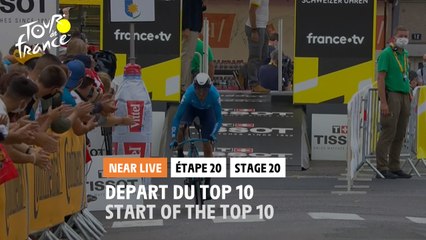 #TDF2020 - Étape 20 / Stage 20 - Départ du top 10 / Start of the top 10