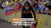 #TDF2020 - Étape 20 / Stage 20 - L'arrivée de Van Aert / Van Aert makes it