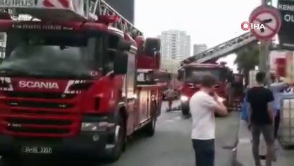 Küçükçekmece’de ilaç fabrikasında yangın