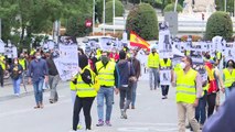 Militares se manifiestan en Madrid para exigir retribuciones 