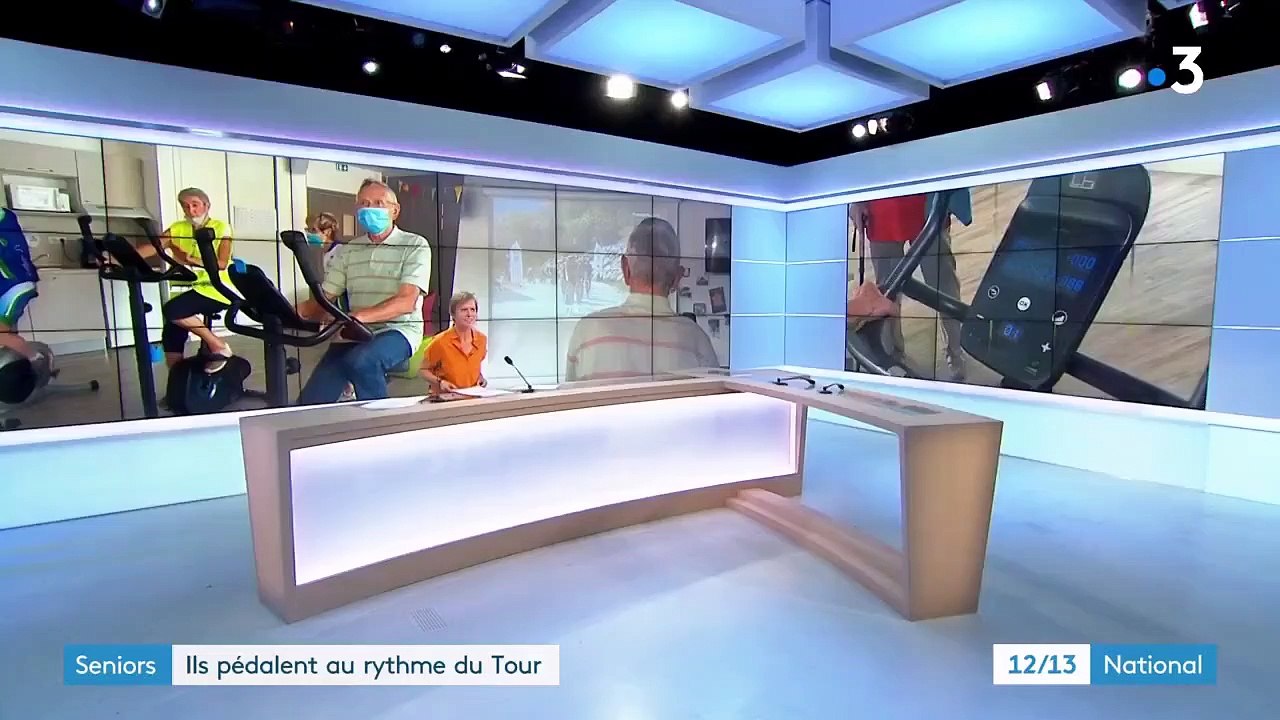 Tour de France 2020 : des séniors parcourent 500 kilomètres sur des vélos d'appartement