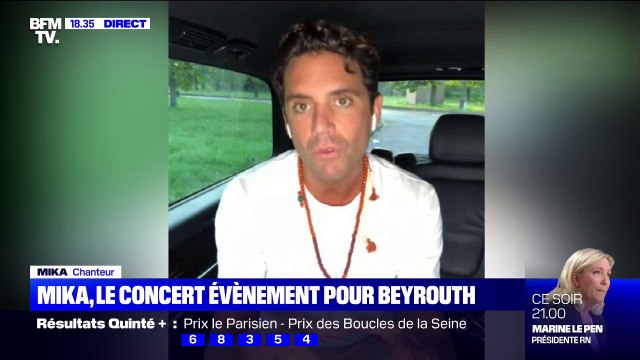 Mika sur son concert I Love Liban : On a retrouvé des gens qui ont participé à des vidéos devenues virales au moment des explosions à Beyrouth
