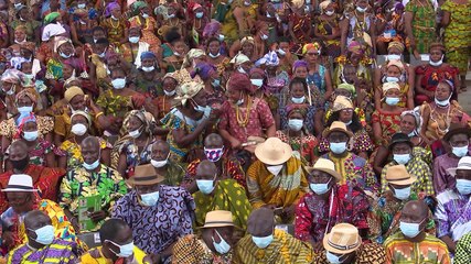 Les femmes Atchans rendent hommage au Président Alassane Ouattara