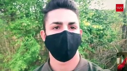 El agente que salvó la vida de un niño que se atragantó con una aceituna