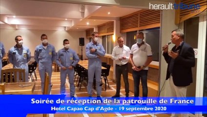 LE CAP D'AGDE - La ville honore les pilotes de la patrouille de France