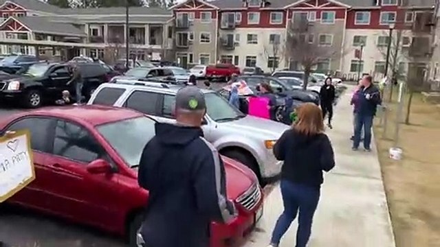 Family Sings Birthday Song For Grandma Outside Her Balcony During Coronavirus Quarantine