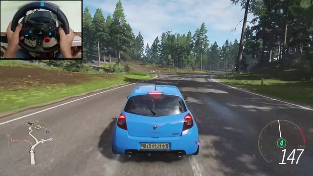 Renault Clio R.S. 2010 - Forza Horizon 4 | Logitech g29 gameplay (Steering Wheel + Paddle Shifter)