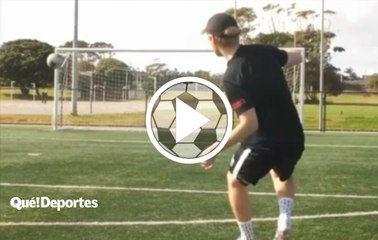 Cuando el aire te ayuda a convertir un golazo.