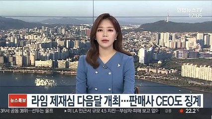 라임 제재심 다음달 개최…판매사 CEO도 징계
