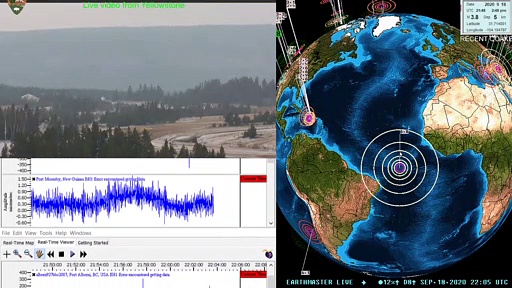 6.9 Earthquake Mid Atlantic Ridge 9-18-2020