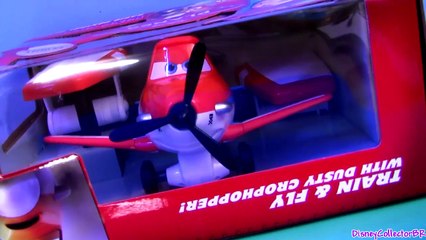 Disney Planes Wing Control Dusty Crophopper RC Pilot Pals Plane Toy Review From World Above Cars