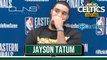 Jayson Tatum Postgame Interview | Hayward returns Celtics vs Heat | Game 3 Eastern Conference Finals