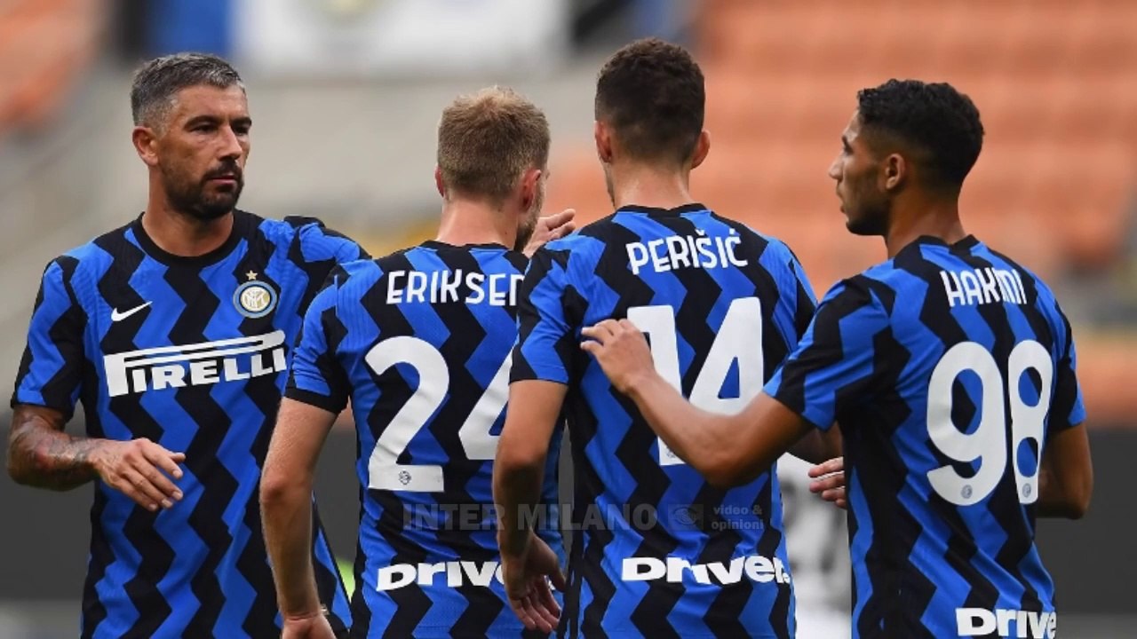 INTER-PISA 7-0:  CONTE PROVA ERIKSEN TREQUARTISTA DAL 1° MINUTO. GRANDE PROVA DI HAKIMI.