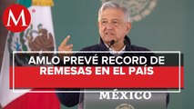 México espera la llegada de 40 mil mdd por remesas: AMLO