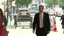 Hancock and Starmer arrive at Andrew Marr Show