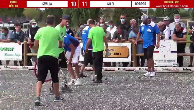 National à pétanque de Bourbon-Lancy 2020 : Fin du Quart SEVILLA vs MILEI