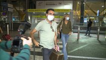 Enrique Ponce y Ana Soria llegan a Madrid tras pasar el fin de semana juntos