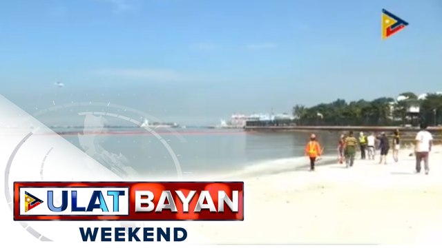 Ikalawang araw ng pansamantalang pagbubukas ng Manila Bay white sand, dinagsa