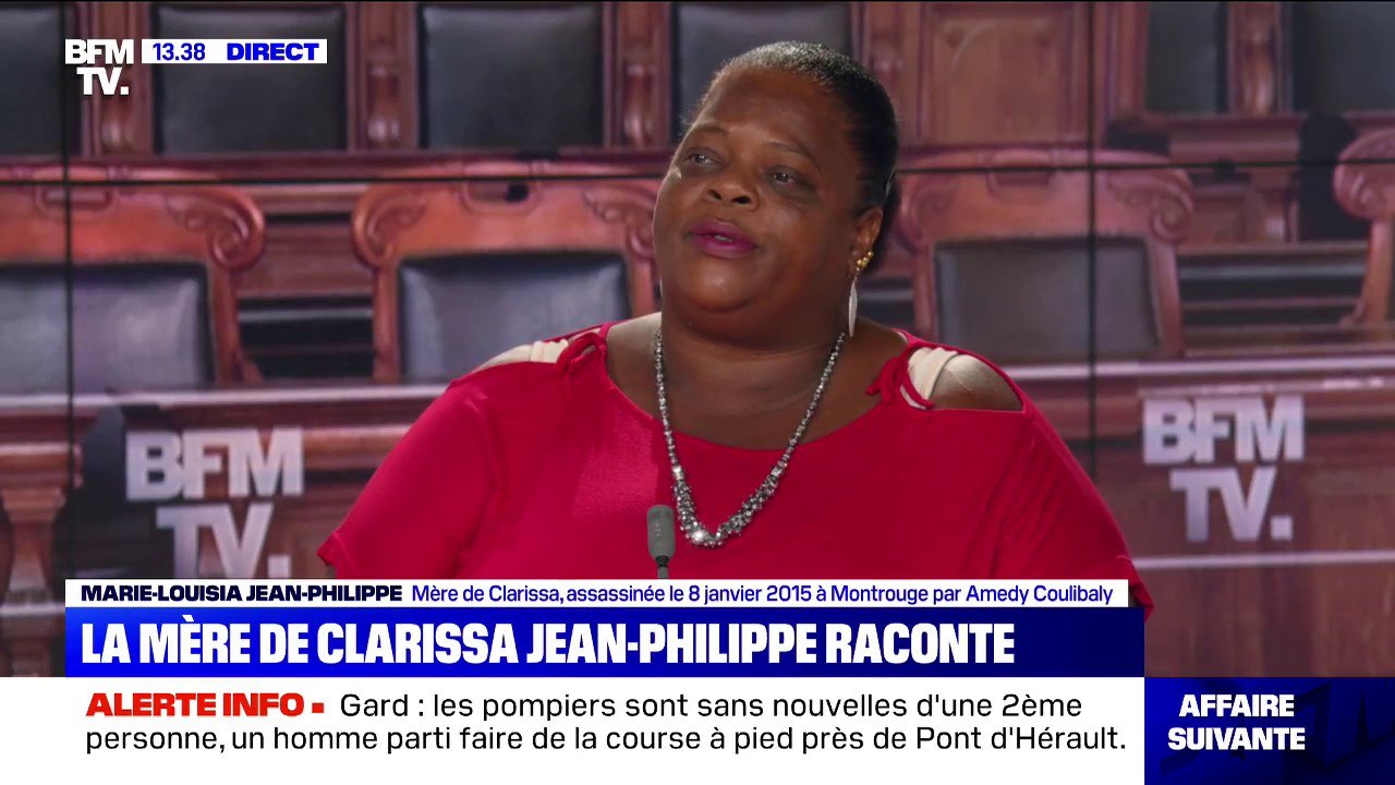 Marie-Louisia Jean-Philippe au procès Charlie: "Je voulais que les accusés voient comme je suis malheureuse"