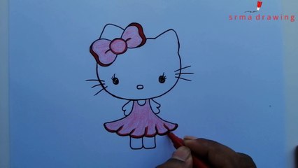 HOW TO DRAW A HELLO KITTY