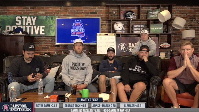 Full Replay: College Football Early Late Games at the Barstool Sportsbook House