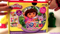Play Doh Dora the Explorer With Diego Nickelodeon toys review playdough review by Funtoys