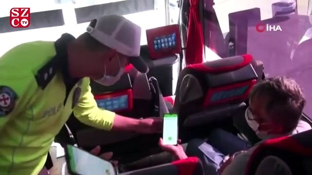HES'i yok sayan 6 otobüs trafikten men edildi