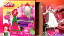 Play Doh Sparkle Princess Ariel Royal Vanity Disney Little Mermaid Play Doh Ariel con Brilho Glitter