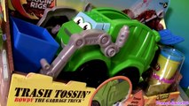 Play Doh Trash Tossin' Rowdy the Garbage Truck Tonka Chuck & Friends Lightning McQueen Mater Cars