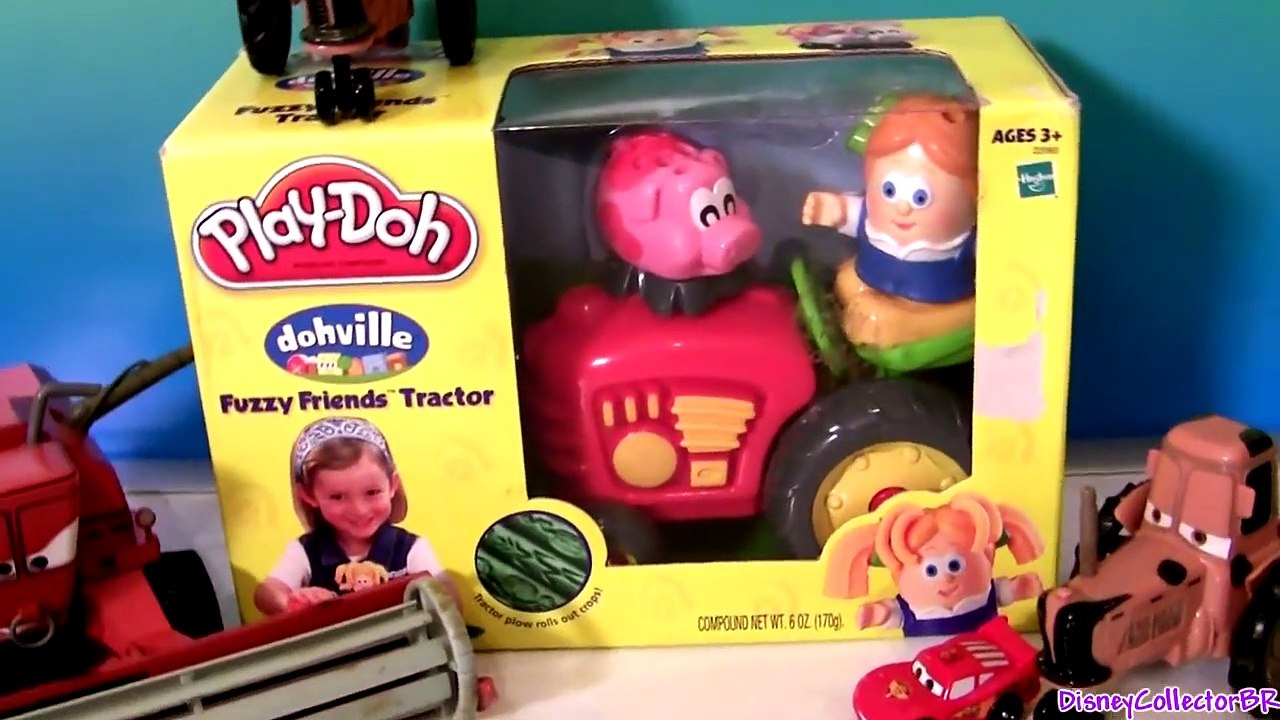 PlayDoh Cars Tractor Tippin' Play Doh Fuzzy Friends Tractor Frank