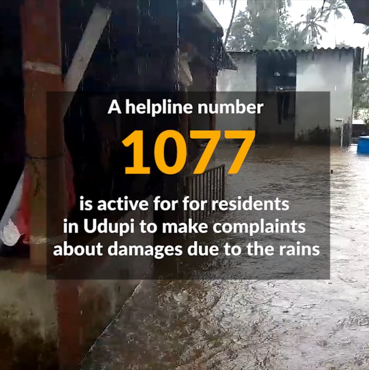 Heavy rains cause floods in Udupi, NDRF joins rescue operations