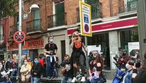 Protestas en Vallecas contra el 'confinamiento selectivo'