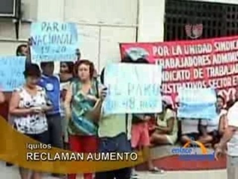 RECLAMAN AUMENTO - IQUITOS