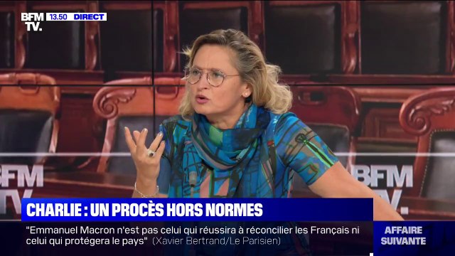 Me Caty Richard, avocate du fils de Bernard Maris, pense que le procès Charlie devrait être entendu par des collégiens et des lycéens