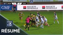 PRO D2 - Résumé Stade Montois-RC Vannes: 15-19 - J3 - Saison 2020/2021