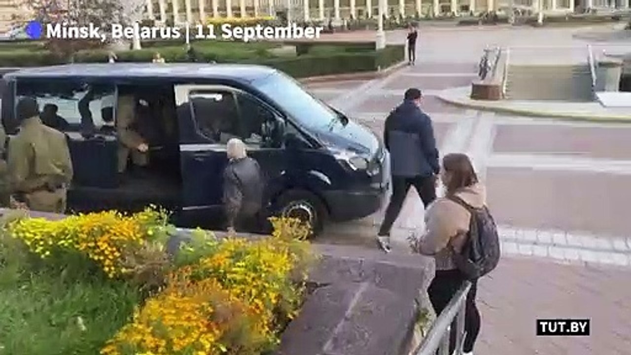 Belarus great-grandmother protest star defies police Nina Baginskaya defies police