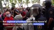 Madrid residents facing partial lockdown demonstrate against new measures