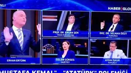 Canlı yayın karıştı; Selman Öğüt stüdyoyu terk etti