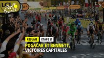 #TDF2020 - Étape 21 - Pogacar et Bennett, victoires capitales