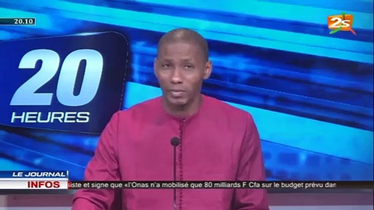 LE JOURNAL 20H DU DIMANCHE 20 SEPTEMBRE 2020 AVEC CHEIKH DIABY