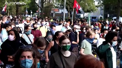 Thousands take to streets in Germany to demand EU action over Moria migrants