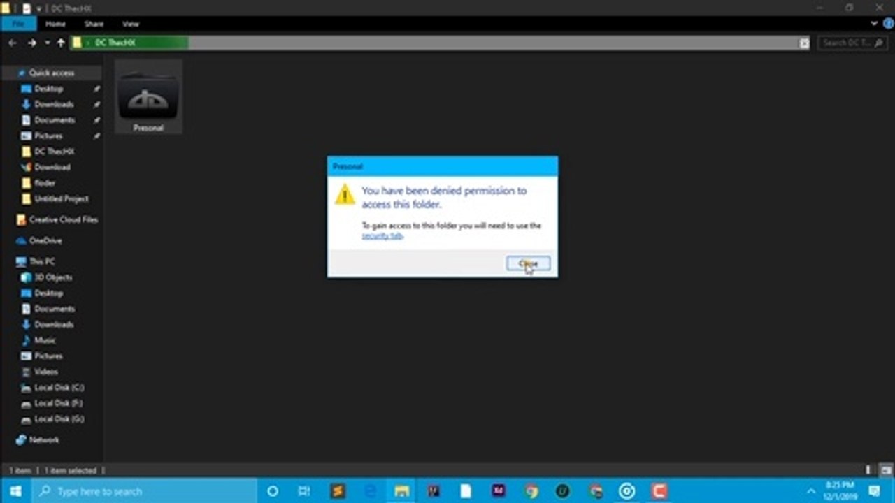 How To Lock Folder Without Any Softwares | Window 10 & 7 | DC TecHX