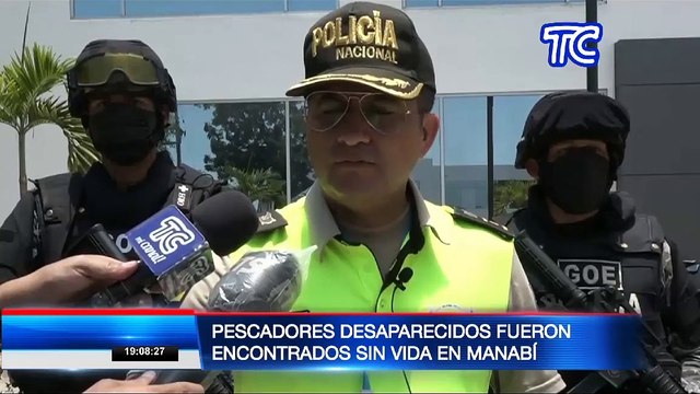 Tres pescadores reportados como desaparecidos en una playa de Manabí fueron encontrados sin vida