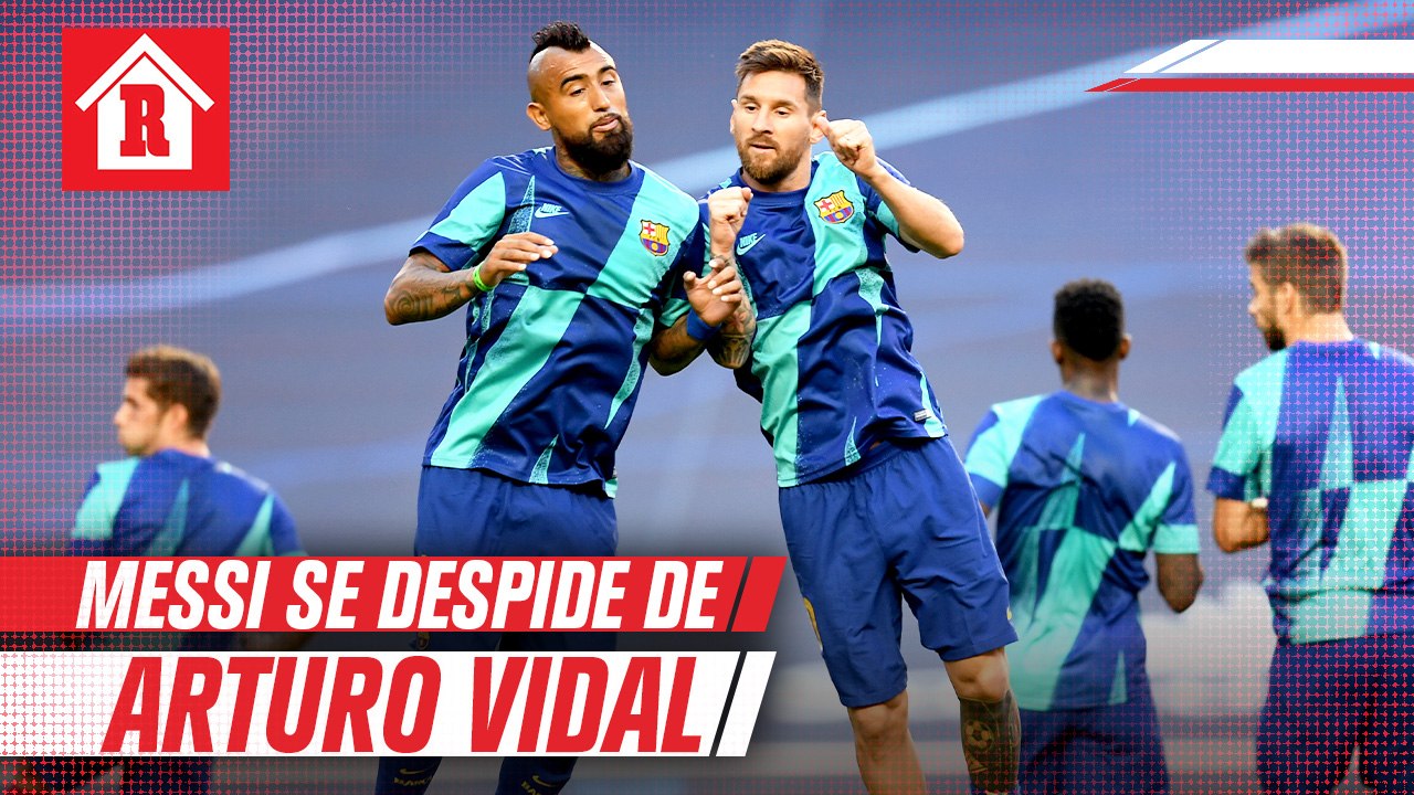 Lionel Messi se despidió de Arturo Vidal con emotivo mensaje